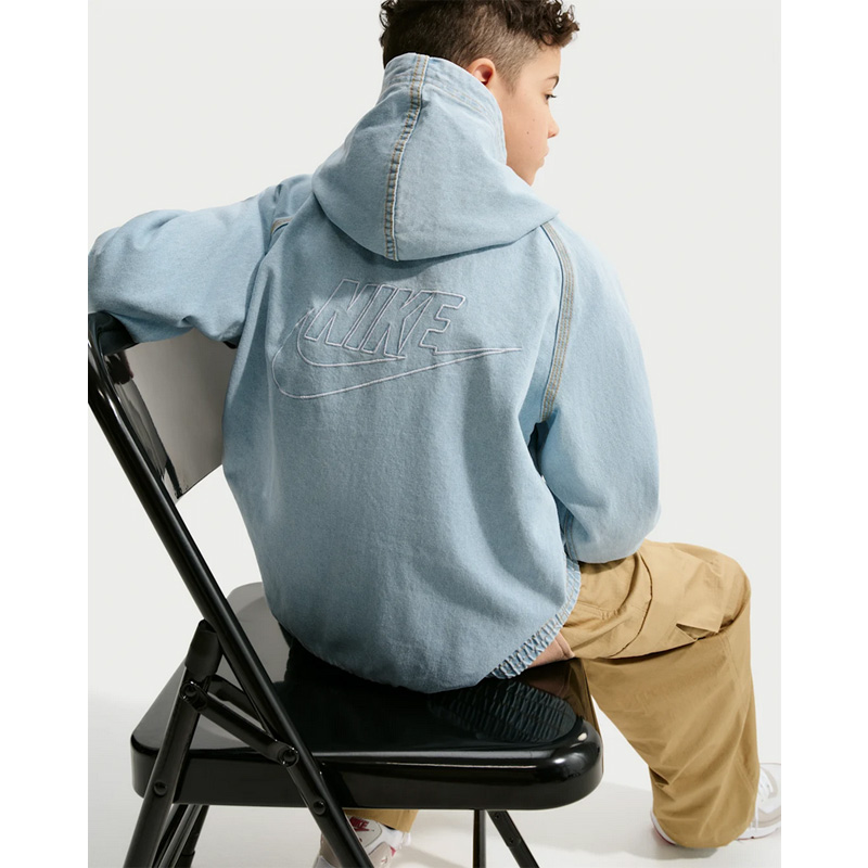 NIKE（ナイキ） デニム ジャケット キッズ ジュニア フルジップ