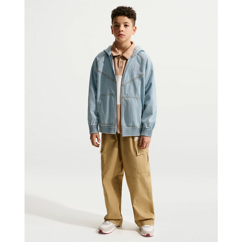 NIKE（ナイキ） デニム ジャケット キッズ ジュニア フルジップ