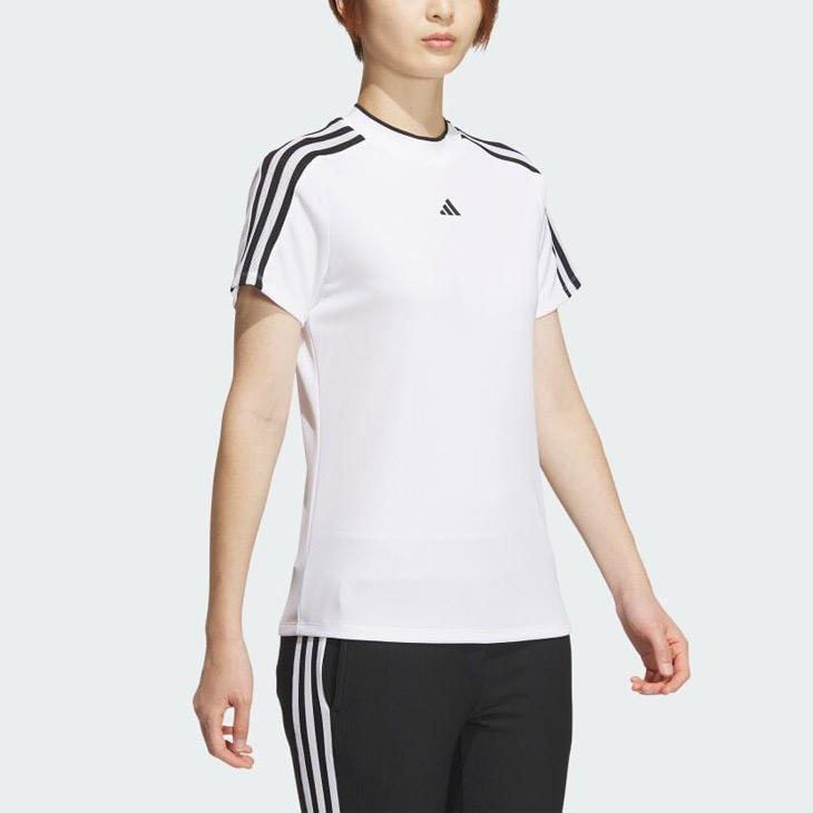 adidas アディダス モックネックシャツ 半袖 レディース ゴルフ