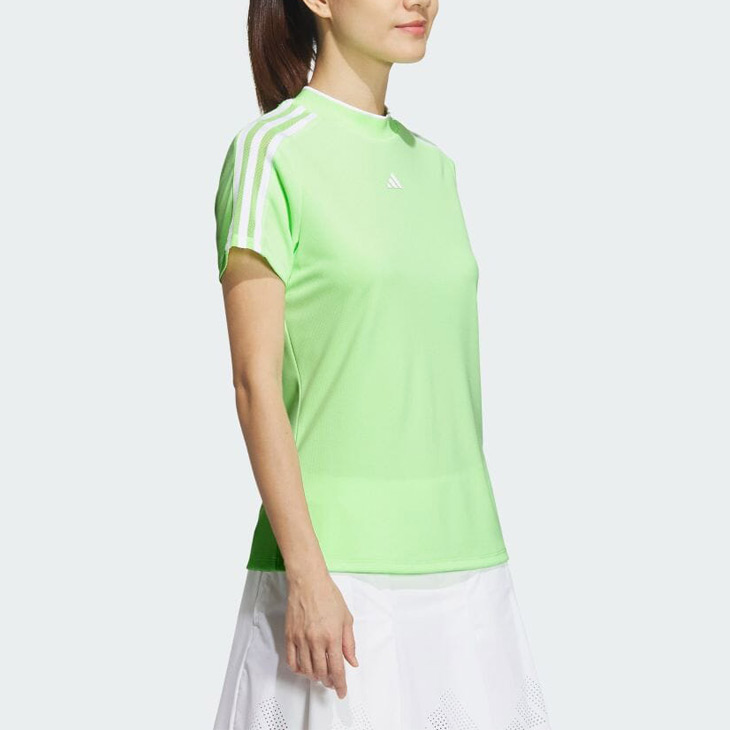 adidas アディダス モックネックシャツ 半袖 レディース ゴルフ