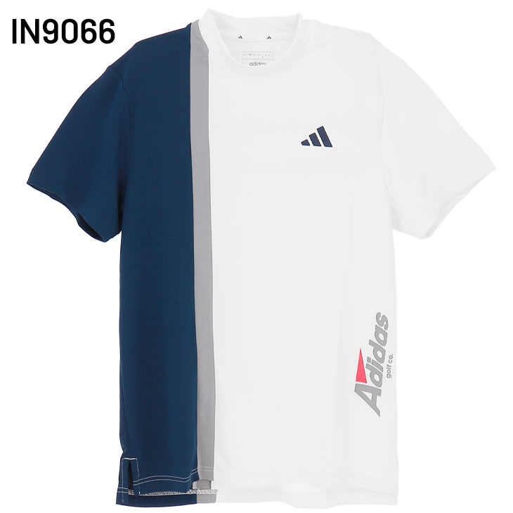 adidas アディダス 半袖シャツ メンズ モックネック ゴルフ