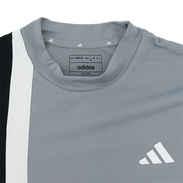 adidas（アディダス） 半袖シャツ メンズ モックネック ゴルフウェア