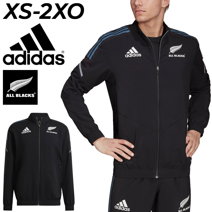 ジャージ ジャケット メンズ アウター/adidas アディダス ALL BLACKS オールブラックス ジャケット/ラグビー スポーツウェア  トラックジャケット 男性 /IXR13