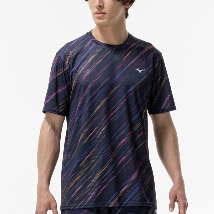東海大　ウェア　半袖 MIZUNO（ミズノ） 半袖シャツ メンズ ランニングウェア クイックドライ