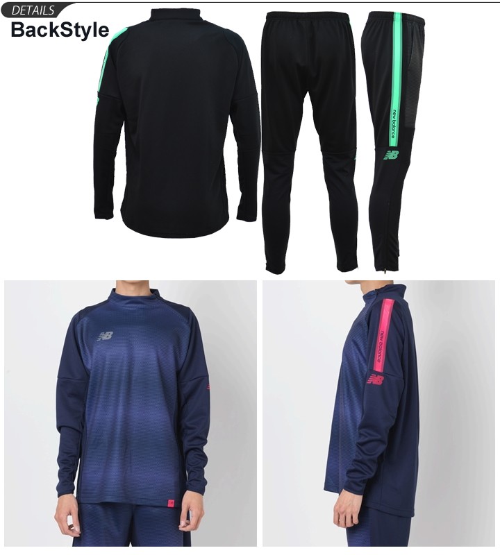 週末限定ンセール New Balance トレーニングウェア 上下セット ジャージ メンズ サッカーボール