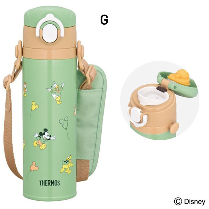 Disney 子供用 水筒 保温 保冷 500ml 0.5L THERMOS 真空断熱