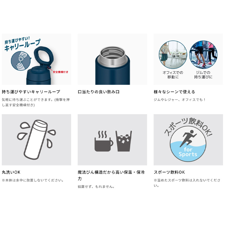 THERMOS サーモス 水筒 380ml 0.38L 保温 保冷 真空断熱