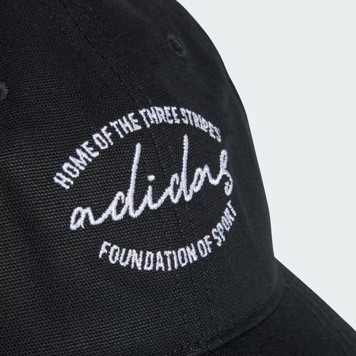 ◆国内発送◆【adidas】DAD CAP キャップ BLACK adidas DAD CAP ブラック（アディダス ダッド キャップ-ブラック