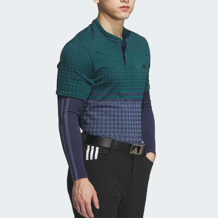 273 アディダス ゴルフ プライムニット Lサイズ アームカバー ポロシャツ adidas アディダス ポロシャツ メンズ ゴルフシャツ GOLF