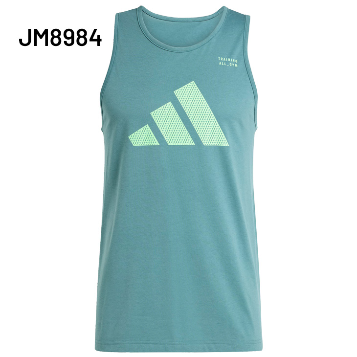 adidas（アディダス） M ALL GYM グラフィック タンクトップ メンズ