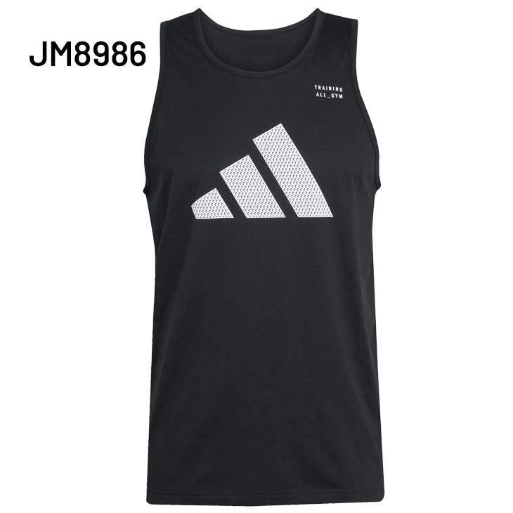 adidas（アディダス） M ALL GYM グラフィック タンクトップ メンズ