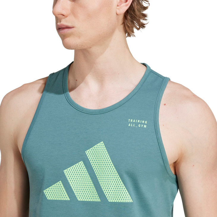 adidas（アディダス） M ALL GYM グラフィック タンクトップ メンズ