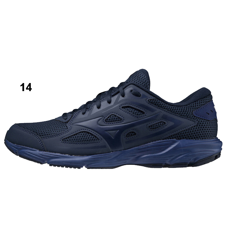 MIZUNO - MIZUNO ランニングシューズ 24cm 黒 青 30%OFF MIZUNO ミズノ ランニングシューズ 3E相当 メンズ mizuno