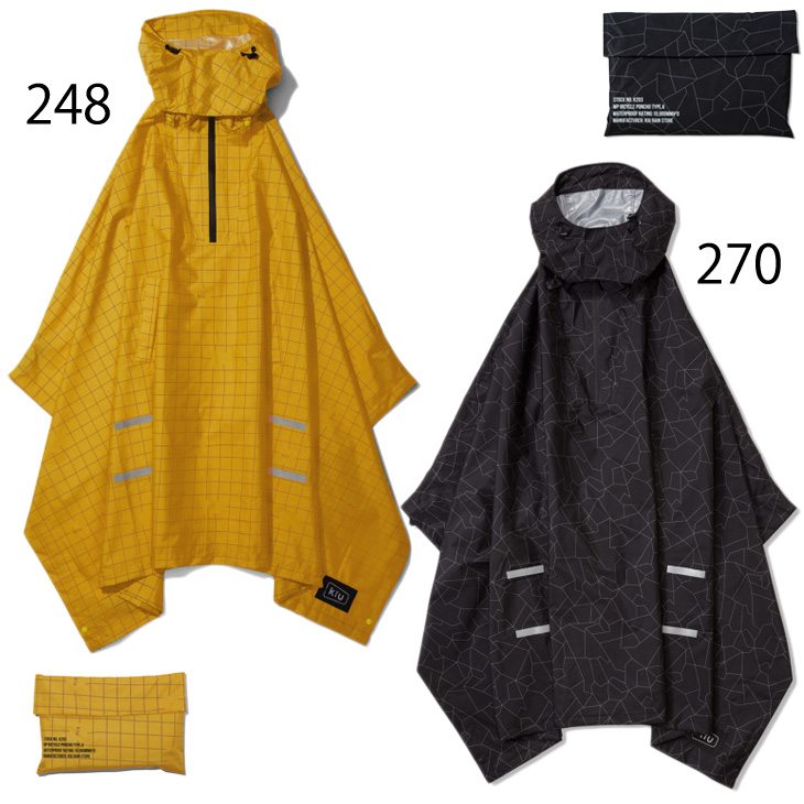 レインウェア レディース メンズ KiU キウ バイシクルポンチョ タイプA