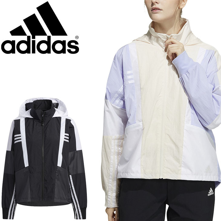 ウィンドブレーカー ジャケット レディース アウター/adidas アディダス W STR カラーブロック WIND 裏メッシュ/トレーニング 上着  /KMH15【a20Qpd】 :KMH15:WORLD WIDE MARKET - 通販 - Yahoo!ショッピング