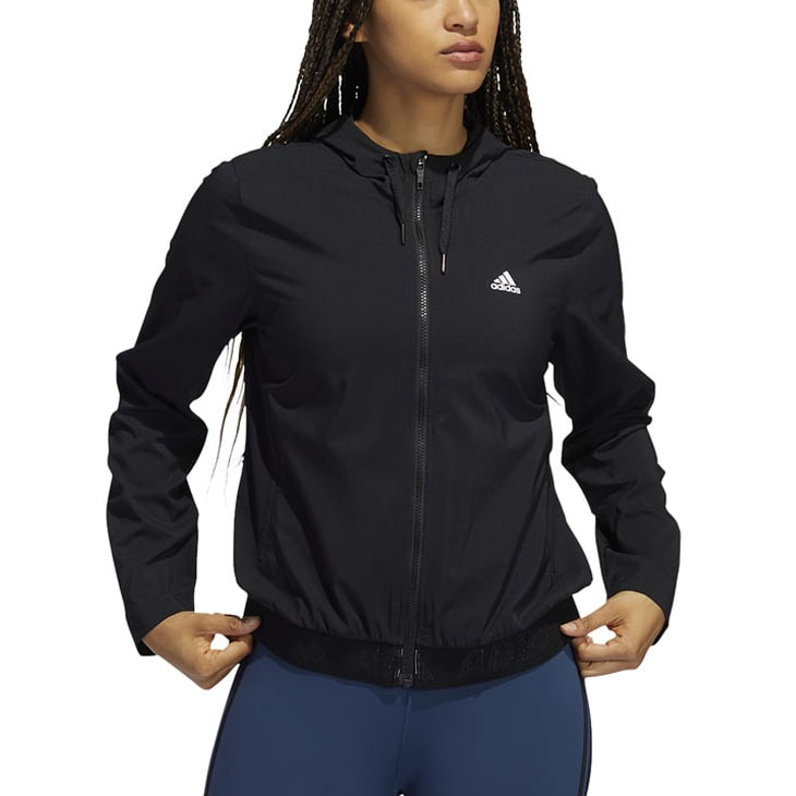 ジャケット ジャージ レディース アディダス adidas/トレーニング スポーツウェア フード付き アウター 女性 ジム フィットネス  運動/KND52