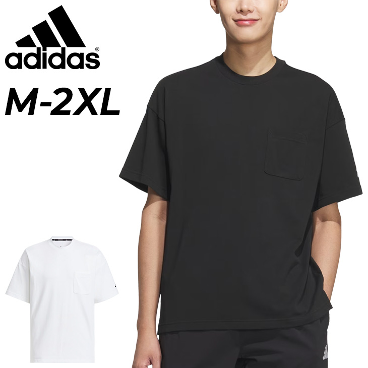 adidas（アディダス） 半袖 Tシャツ メンズ ルーズフィット ポケットT