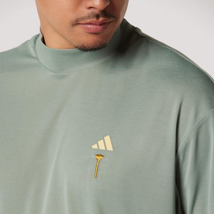 adidas（アディダス） 半袖 モックネックシャツ メンズ ゴルフウェア
