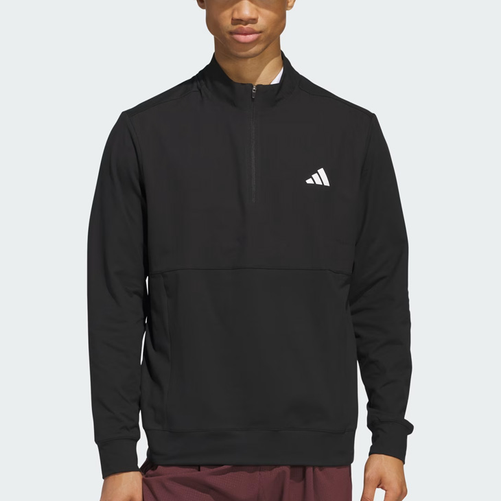 セール】ハーフジップ パイル 長袖ジャケット【adidas Golf
