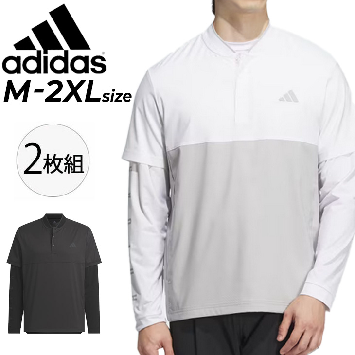 adidas アディダス 速乾 半袖ポロシャツ ゴルフウェア ホワイト