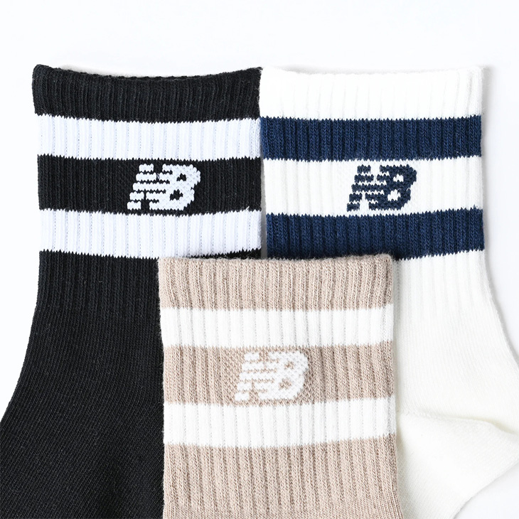 New Balance（ニューバランス） 靴下 3足組 キッズソックス 19-23cm