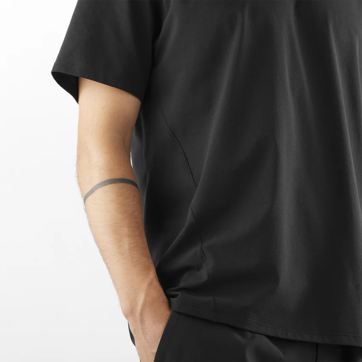 SALOMON（サロモン） 半袖 Tシャツ メンズ SALOMON TRACKLINE 抗菌加工