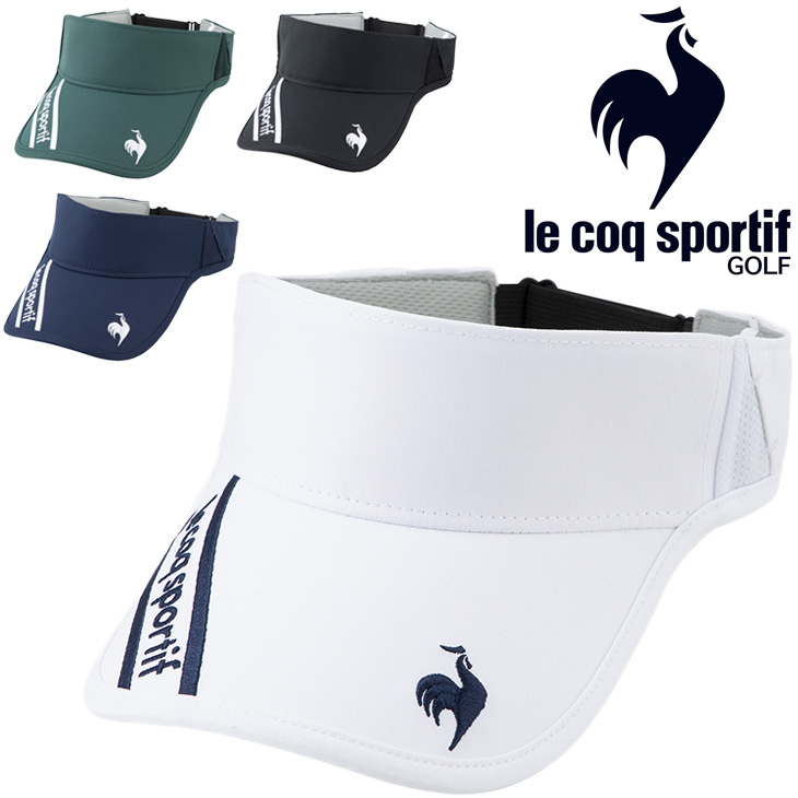 le coq sportif ルコックゴルフ サンバイザー メンズ 帽子 GOLF