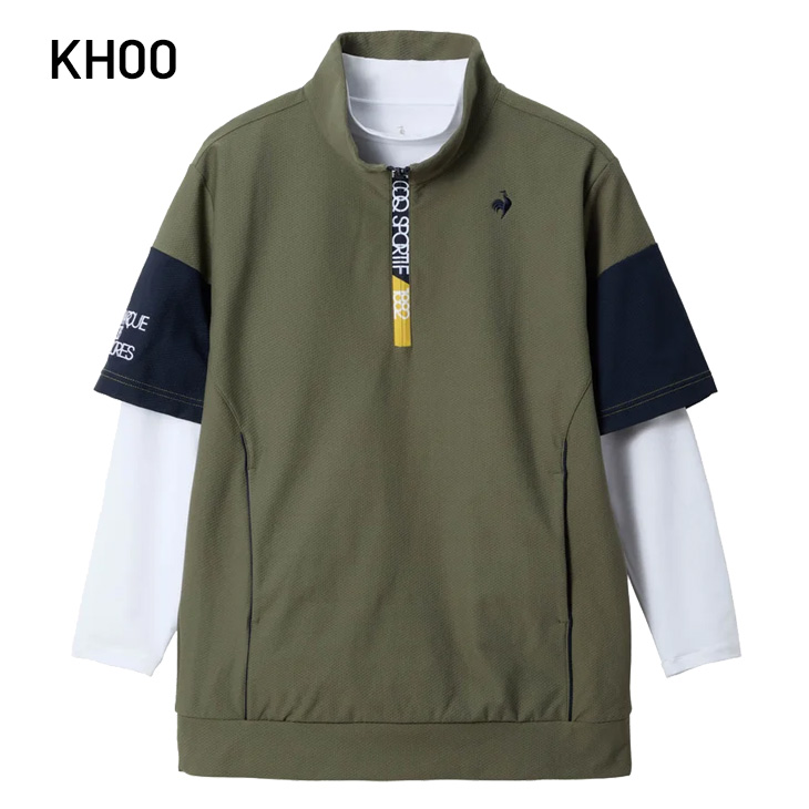 【新品タグ付】ルコックゴルフ　2点セット　半袖ハイネック　スカート Mサイズ le coq sportif（ルコックスポルティフ） ルコック インナー付半袖