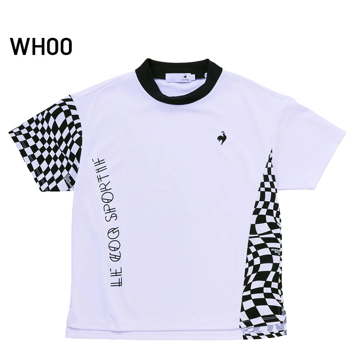 【24時間以内/匿名配送】ルコックゴルフ レディース モックネックシャツ LL le coq sportif ルコック 半袖シャツ レディース ゴルフウェア