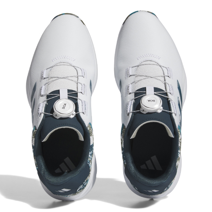 adidas - 新品27cmアディダス ボアダイヤル グレー メンズゴルフシューズ 幅広タイプ adidas アディダス メンズ ゴルフシューズ 3E相当 幅広 スパイク