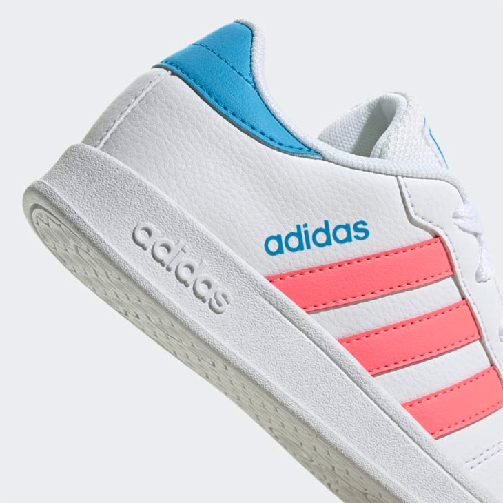 キッズ スニーカー ジュニアシューズ 子供靴 ひも靴/アディダス adidas