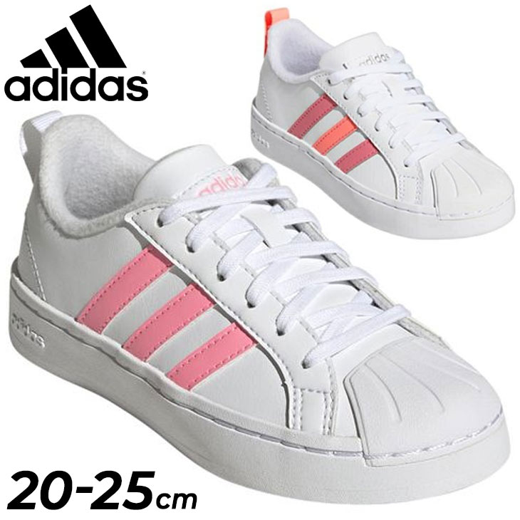 キッズ スニーカー ジュニアシューズ 子供靴 ひも靴/アディダス adidas 