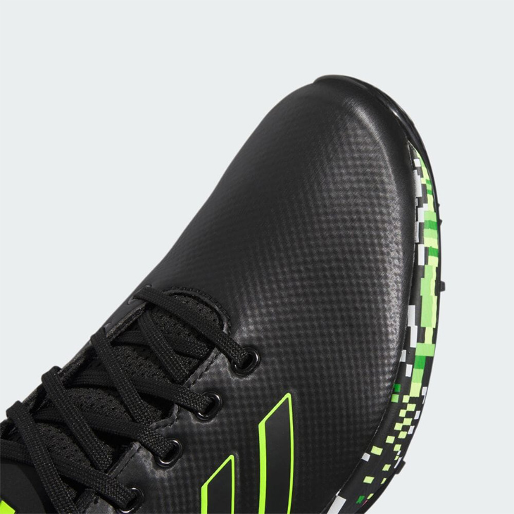 アディダス メンズ ゴルフシューズ adidas GOLF ゼットジー23 グリッチ 高機能 メンズシューズ ローカット ひも靴 男性用 ブラック 黒  くつ ブランド/MCG32
