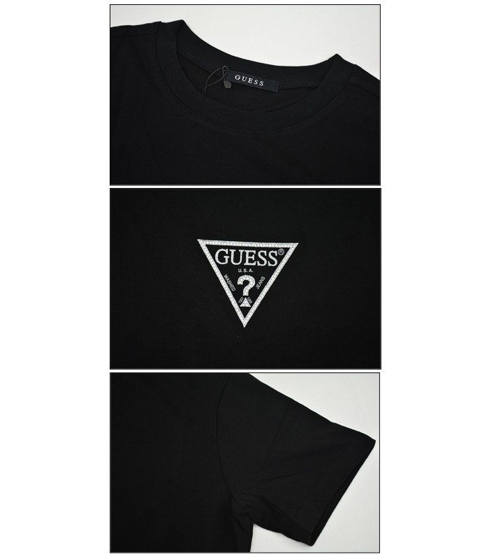 GUESS Tシャツ 半袖 メンズ ゲス Triangle Logo Stone S/S TEE