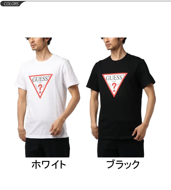 GUESS Tシャツ 半袖 メンズ ゲス TRIANGLE LOGO TEE
