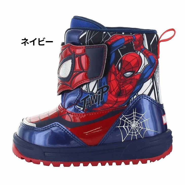 MoonStar マーベル スパイダーマン キッズ ウィンターブーツ