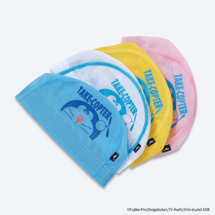 nagonstans スイムキャップ MIZUNO（ミズノ） スイムキャップ メッシュキャップ ドラえもん