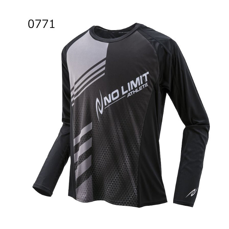 Nishi ロングTシャツ フード付き 新品未使用 上下セット 黒 ニシ・スポーツ Tシャツ 長袖 メンズ レディース ニシ NISHI