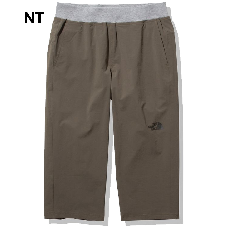 7分丈 ストレッチパンツ 膝下丈 メンズ/ノースフェイス THE NORTH FACE トレーニング リブ クロップドパンツ/スポーツウェア  フィットネス ジム /NB32081