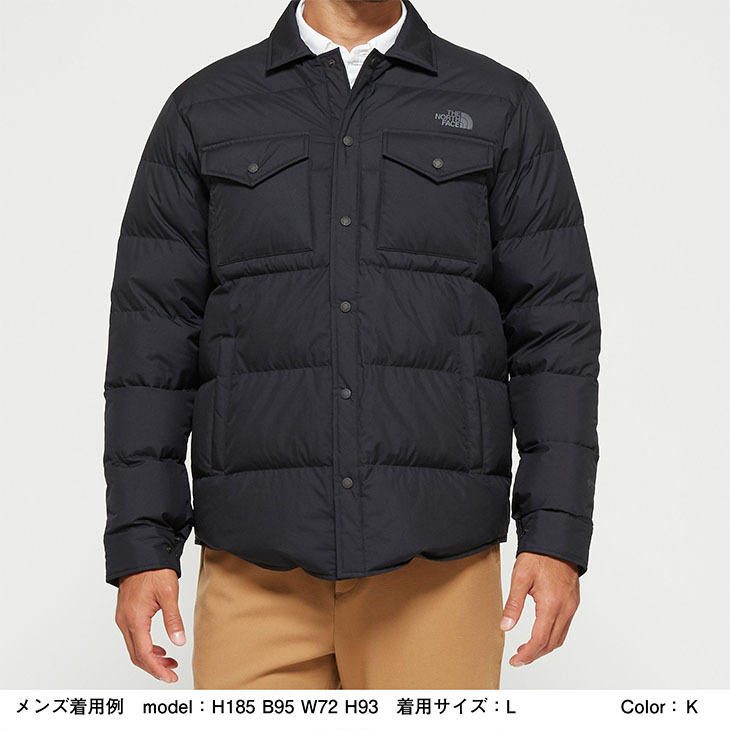 ダウンシャツ シェル 保温 防水 メンズ/ノースフェイス THE NORTH FACE ウィンドストッパーゼファー/アウトドアウェア 高機能  シャツジャケット /ND92063