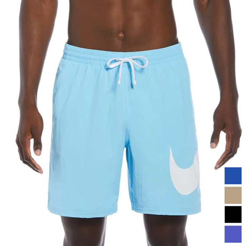 ナイキ メンズ 水着 ショートパンツ NIKE SWIM スペック7 ボレーショーツ USサイズ 男性用 総裏地 サーフパンツ トランクス 水陸両用  /NESSE506【返品不可】