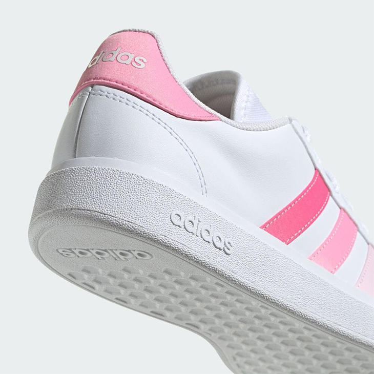 アディダス　撥水コート　フード付き　ピンク adidas アディダス スニーカー レディース グランドコートベース
