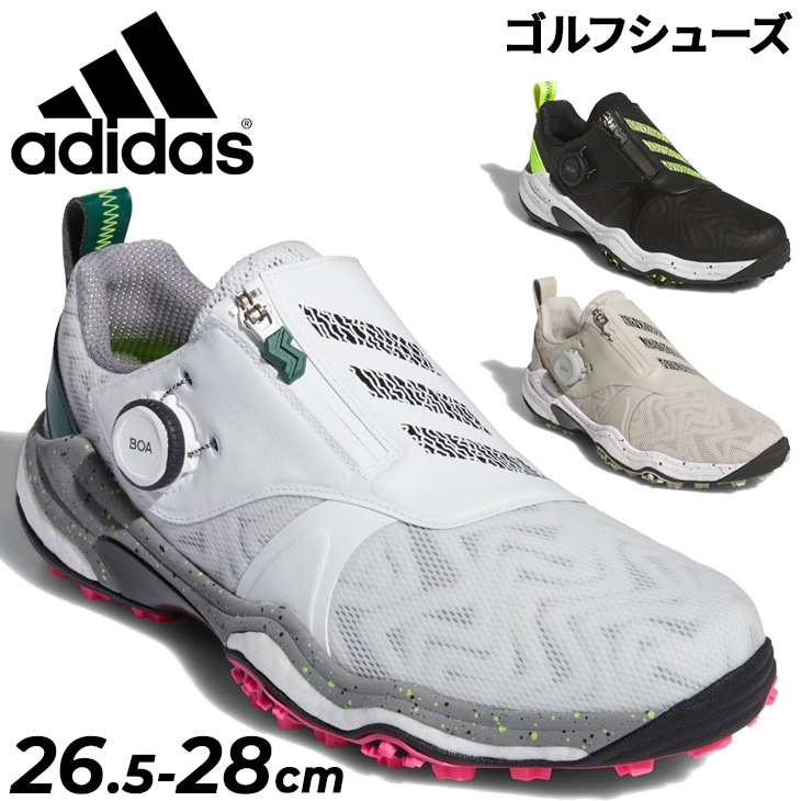 アディダス メンズ ゴルフシューズ スパイクレス adidas GOLF コードカオス25ボア BOAシステム ダイヤル 防水 ゴム底 メンズシューズ  ローカット 男性 /NKZ93