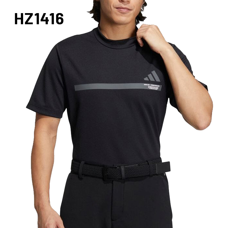 【新品未使用】アディダス ゴルフ モックネック M 2024モデル ADIDAS GOLF アディダスゴルフ 2023年モデル モックネック半袖T