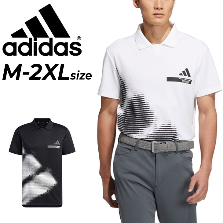 adidas アディダス ポロシャツ 半袖 メンズ ゴルフウェア GOLF