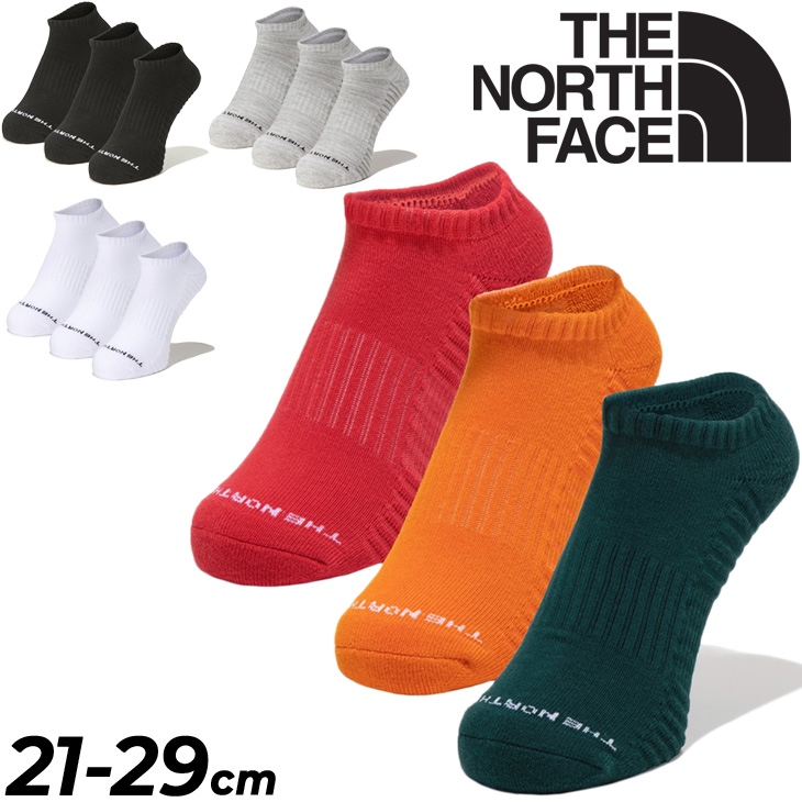 ノースフェイス THE NORTH FACE 靴下 ショート丈 3足組 メンズ 