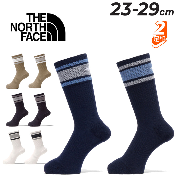 THE NORTH FACE（ザ ノースフェイス） 靴下 2足組 クルーソックス