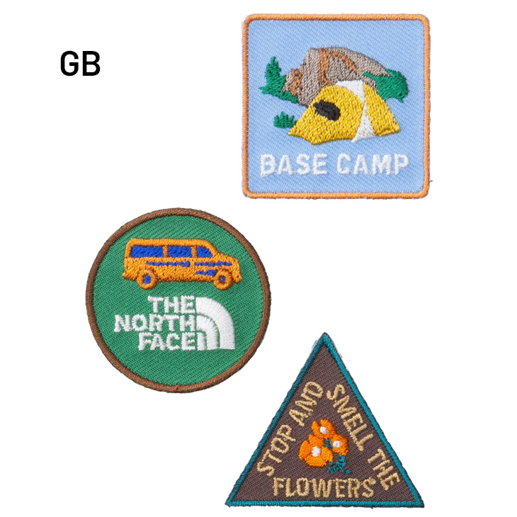 THE NORTH FACE（ザ ノースフェイス） ワッペン 3枚組 THE NORTH FACE