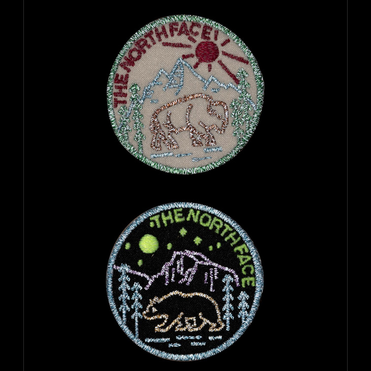 THE NORTH FACE（ザ ノースフェイス） ワッペン 2枚組 THE NORTH FACE
