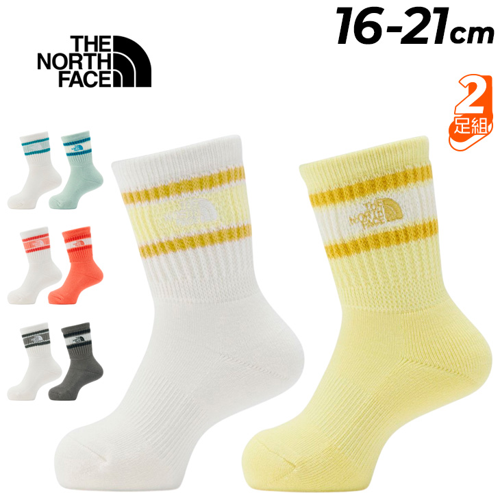 THE NORTH FACE（ザ ノースフェイス） 靴下 2足組 キッズ クルー丈